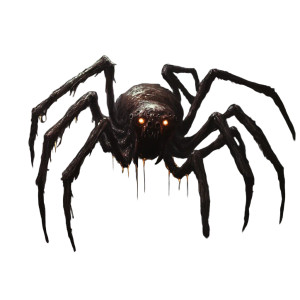 Shadow Drip Spider Vinyl Car Decal Sticker – Waterproof & UV-Resistant 8"