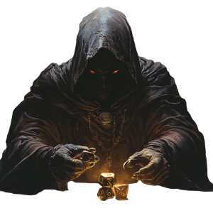 Looming Dungeon Master Vinyl Car Decal Sticker – Waterproof & UV-Resistant 8"