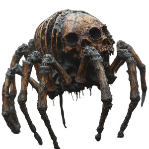 Undead Bone Spider Vinyl Car Decal Sticker – Waterproof & UV-Resistant 8" Undead Bone Spider Vinyl Car Decal Sticker – Waterproof & UV-Resistant 8"