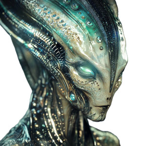 Alien Portrait Vinyl Car Decal Sticker – Waterproof & UV-Resistant 8" Alien Portrait Vinyl Car Decal Sticker – Waterproof & UV-Resistant 8"