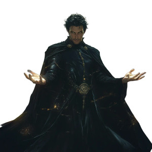 Dark Sorcerer V2 Vinyl Car Decal Sticker – Waterproof & UV-Resistant 8"