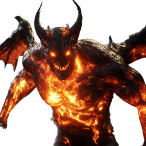 Fiery Demon Vinyl Car Decal Sticker – Waterproof & UV-Resistant 8" Fiery Demon Vinyl Car Decal Sticker – Waterproof & UV-Resistant 8"