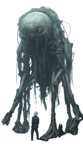 Construction Site Monster Vinyl Car Decal Sticker – Waterproof & UV-Resistant 8"