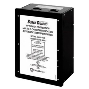 Automatic RV Power Transfer Switch | Protects Against Voltage Issues | 120/240V 50A | RVC Communications | Multi-Mode Surge Suppression