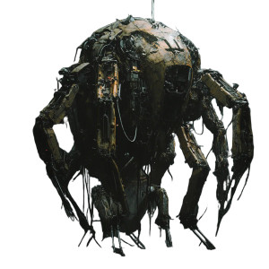 Grotesque Android Amalgam Vinyl Car Decal Sticker – Waterproof & UV-Resistant 8"