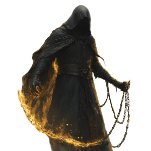 Dark Hooded Reaper Vinyl Car Decal Sticker – Waterproof & UV-Resistant 8"