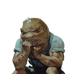 Sharkman In Lab Vinyl Car Decal Sticker – Waterproof & UV-Resistant 8"