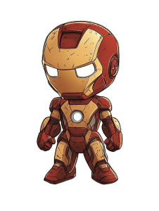 Cute Iron Man Vinyl Car Decal Sticker – Waterproof & UV-Resistant 8" Cute Iron Man Vinyl Car Decal Sticker – Waterproof & UV-Resistant 8"