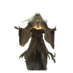 Ancient Sorcerer Vinyl Car Decal Sticker – Waterproof & UV-Resistant 8"