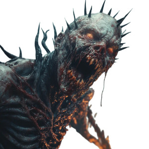 Eldritch Zombie Attack V4 Vinyl Car Decal Sticker – Waterproof & UV-Resistant 8"