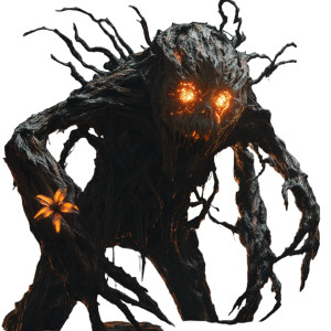 Decayed Tree Spirit Vinyl Car Decal Sticker – Waterproof & UV-Resistant 8"