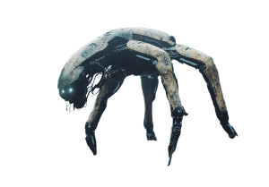 Otherworldly Lifeform Vinyl Car Decal Sticker – Waterproof & UV-Resistant 8"