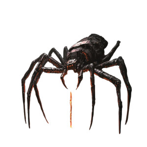 Lava-Dripping Robot Spider Vinyl Car Decal Sticker – Waterproof & UV-Resistant 8"