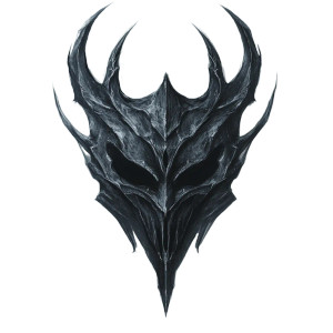 Shadow Demon Mask Vinyl Car Decal Sticker – Waterproof & UV-Resistant 8"