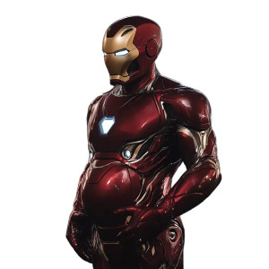Pregnant Ironman Vinyl Car Decal Sticker – Waterproof & UV-Resistant 8"