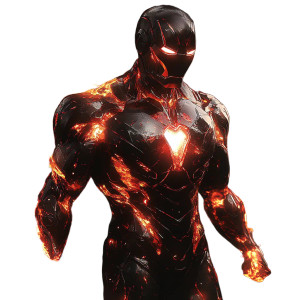 Infernal Iron Man Vinyl Car Decal Sticker – Waterproof & UV-Resistant 8" Infernal Iron Man Vinyl Car Decal Sticker – Waterproof & UV-Resistant 8"