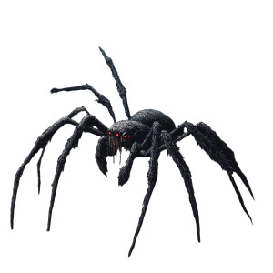 Gothic Horror Spider Vinyl Car Decal Sticker – Waterproof & UV-Resistant 8"