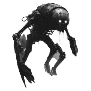 Demonic Droid Vinyl Car Decal Sticker – Waterproof & UV-Resistant 8"