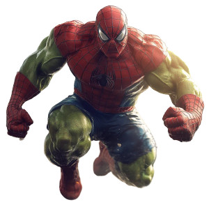 Spider-Hulk Vinyl Car Decal Sticker – Waterproof & UV-Resistant 8"
