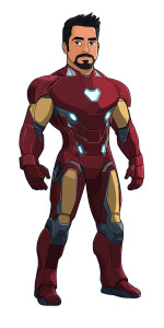 Iron Man Cartoon Vinyl Car Decal Sticker – Waterproof & UV-Resistant 8"