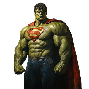 Hulk As Superman Vinyl Car Decal Sticker – Waterproof & UV-Resistant 8" Hulk As Superman Vinyl Car Decal Sticker – Waterproof & UV-Resistant 8"