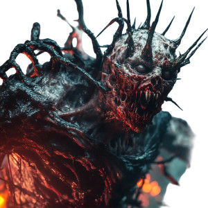 Eldritch Vampire Zombie King Vinyl Car Decal Sticker – Waterproof & UV-Resistant 8"