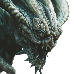 Hybrid Monster Scene Vinyl Car Decal Sticker – Waterproof & UV-Resistant 8"