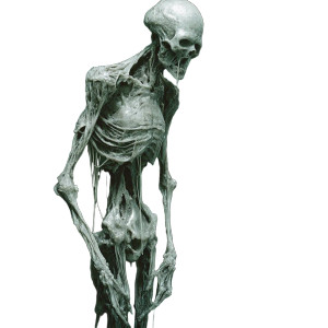 Decaying Humanoid Figure Vinyl Car Decal Sticker – Waterproof & UV-Resistant 8" Decaying Humanoid Figure Vinyl Car Decal Sticker – Waterproof & UV-Resistant 8"