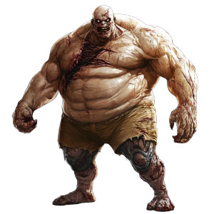 Fat Titan Zombie Vinyl Car Decal Sticker – Waterproof & UV-Resistant 8"