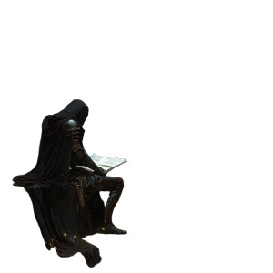 Elf Ranger Searching Vinyl Car Decal Sticker – Waterproof & UV-Resistant 8"