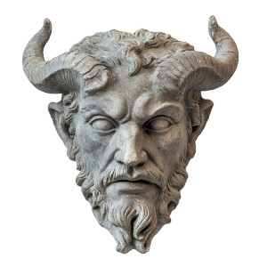 Greek Demon Sculpture Vinyl Car Decal Sticker – Waterproof & UV-Resistant 8"