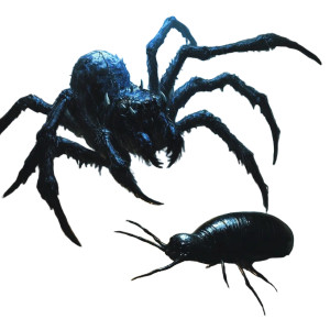 Gargantuan Spider Vs Slug Vinyl Car Decal Sticker – Waterproof & UV-Resistant 8"