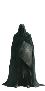 Dark Cloaked Guardian Vinyl Car Decal Sticker – Waterproof & UV-Resistant 8"