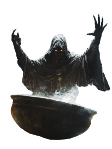 Evil Sorcerer Summoning V2 Vinyl Car Decal Sticker – Waterproof & UV-Resistant 8"