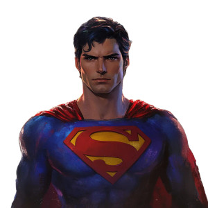 Badass Superman Vinyl Car Decal Sticker – Waterproof & UV-Resistant 8"