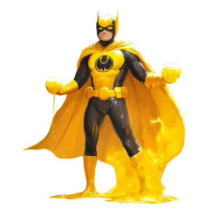 Honey Goo Hero Vinyl Car Decal Sticker – Waterproof & UV-Resistant 8"