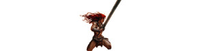 Red Sonja Battle Vinyl Car Decal Sticker – Waterproof & UV-Resistant 8"