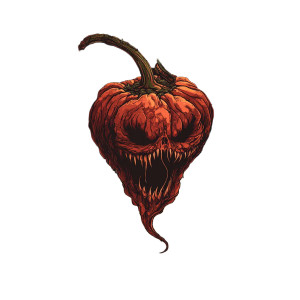 Death Metal Pepper Monster Vinyl Car Decal Sticker – Waterproof & UV-Resistant 8"