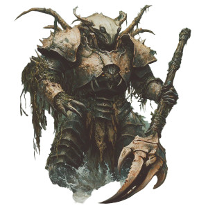 Crab-Human Paladin Vinyl Car Decal Sticker – Waterproof & UV-Resistant 8"