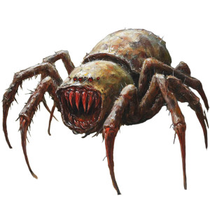 Fat Spider Portrait Vinyl Car Decal Sticker – Waterproof & UV-Resistant 8"