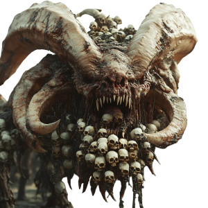 Meat Monster Menace Vinyl Car Decal Sticker – Waterproof & UV-Resistant 8"