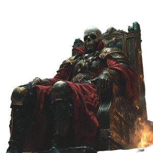 Dark Throne Vinyl Car Decal Sticker – Waterproof & UV-Resistant 8"