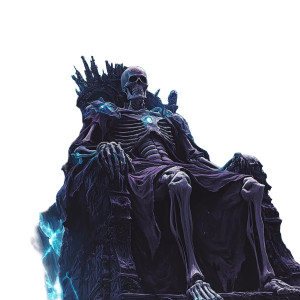 Skeletal Monarch Vinyl Car Decal Sticker – Waterproof & UV-Resistant 8"