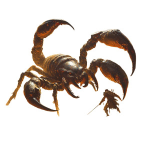 Ancient Scorpion Combat Vinyl Car Decal Sticker – Waterproof & UV-Resistant 8"