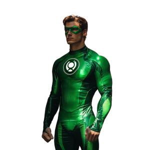 Green Lantern Model Vinyl Car Decal Sticker – Waterproof & UV-Resistant 8"