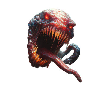 Venom-Spitting Monster Vinyl Car Decal Sticker – Waterproof & UV-Resistant 8"