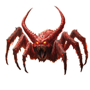 Fiery Giant Spider Vinyl Car Decal Sticker – Waterproof & UV-Resistant 8" Fiery Giant Spider Vinyl Car Decal Sticker – Waterproof & UV-Resistant 8"