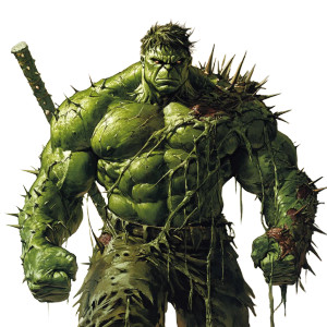 Thorny Hulk Vinyl Car Decal Sticker – Waterproof & UV-Resistant 8"