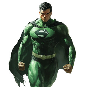 Super Hero Hovering Vinyl Car Decal Sticker – Waterproof & UV-Resistant 8"
