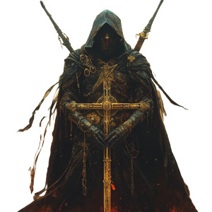 Demon Hunter Cleric Vinyl Car Decal Sticker – Waterproof & UV-Resistant 8"